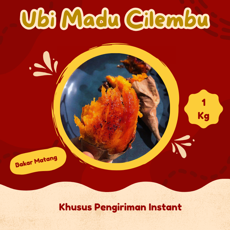 

Ubi Cilembu Bakar Legit Madu Cocok Camilan Sehat & Oleh-oleh Khusus Kirim Instant Tetap Hangat 1 Kg