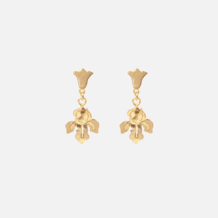 Iris Earring - Rona Series | 18k Gold-Plared Brass Earring