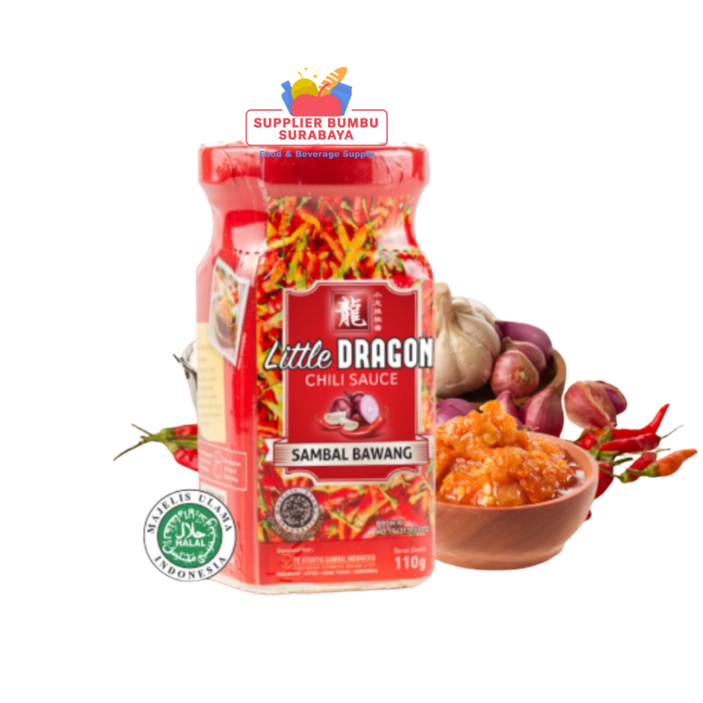 

Little Dragon BOTOL Chili Sauce / Sambal Bawang 110g Halal