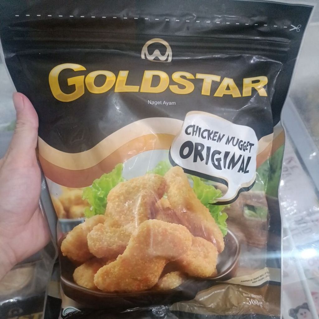 

chicken nugget original goldstar 500 gram