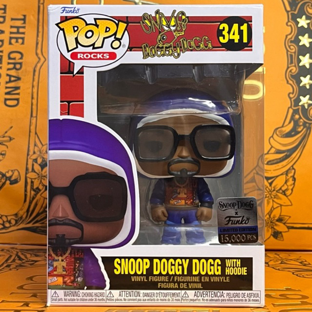 Funko Pop Rocks: Snoop Dogg - Snoop Doggy Dogg with Hoodie | Snoop Dogg X Funko 15.000 Pcs Limited E