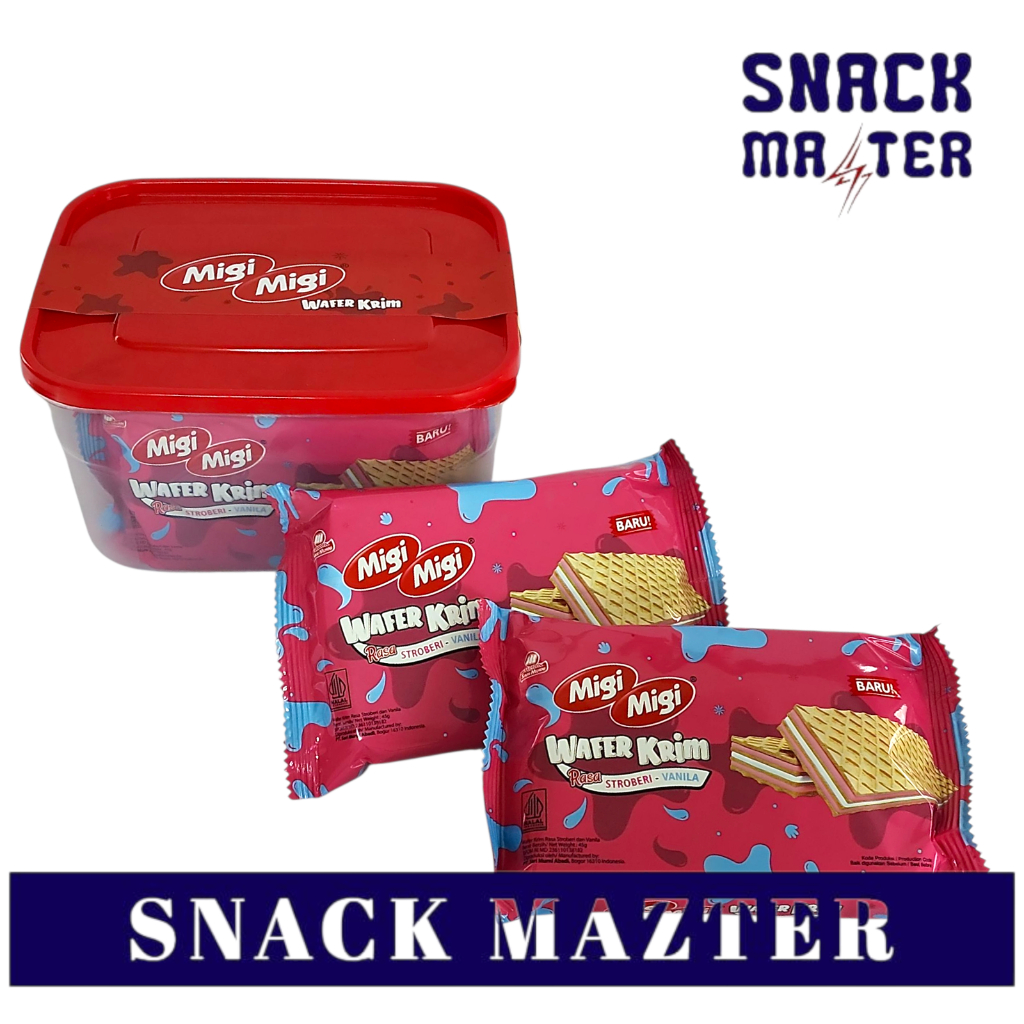Mamam Ahahaa Migi Migi Wafer Krim Toples - Isi 5 Bks