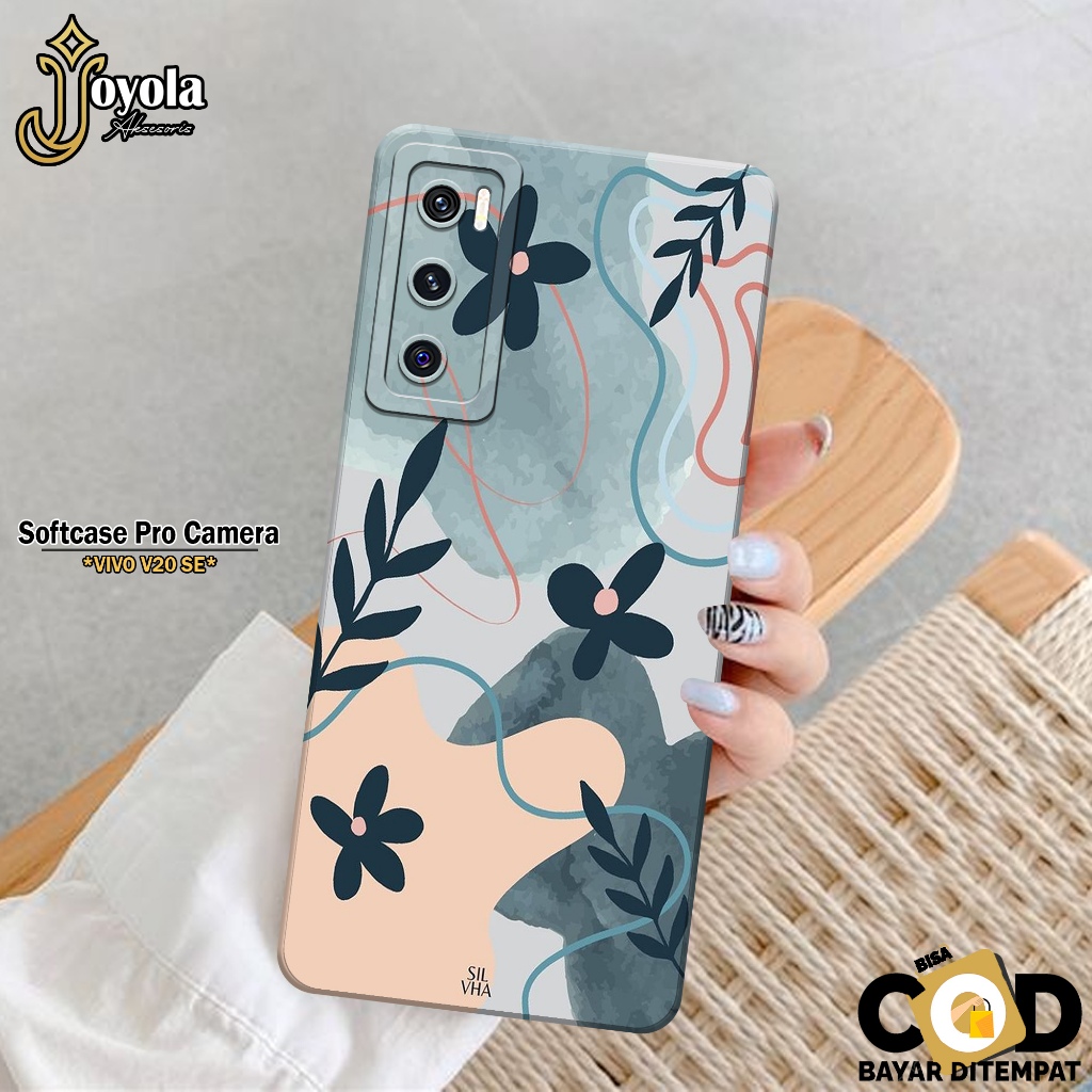 Case Vivo V20 SE Casing Hp Vivo V20 SE JOYOLA Case Pattern Kesing Vivo V20 SE Silikon Cover Pro Came