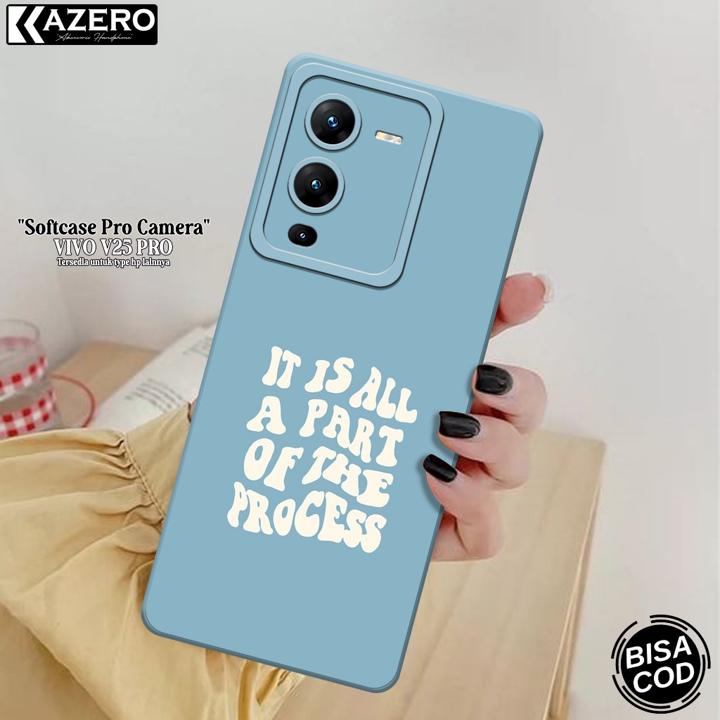 KAZERO - Case Hp VIVO V25 PRO - Fashion Case Aesthetic - Pro Camera - Softcase VIVO V25 PRO - Kesing