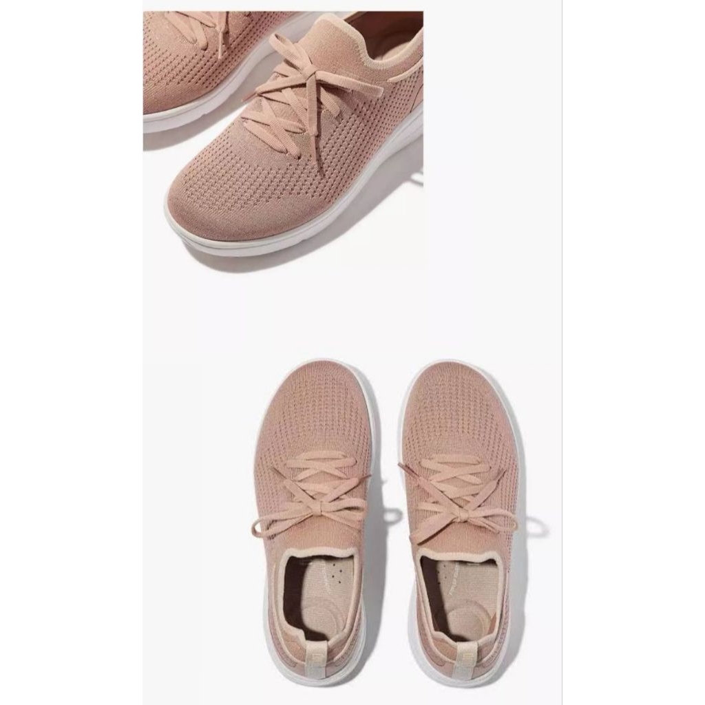 Sepatu Wanita FITFLOP SUPER-Q KNIT SLIP ON Original 100%