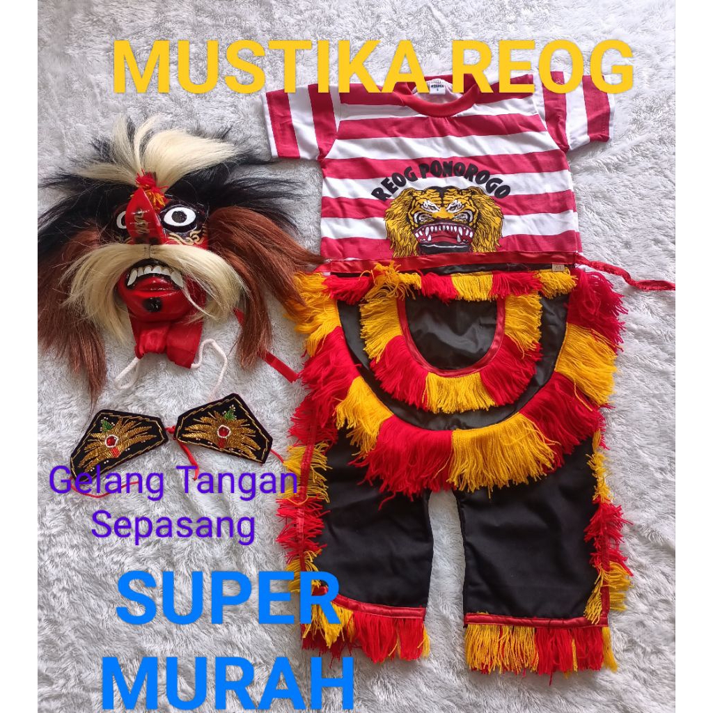 PAKET BAJU REOG DAN GANONG, PAKET BAJU GANONG, PAKET BAJU JARANAN DAN GANONG