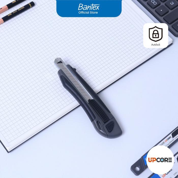 

Bantex Cutter Kecil Pemotong Kertas Comfort Grip Pisau Baja SK5 AutoLock BD5122