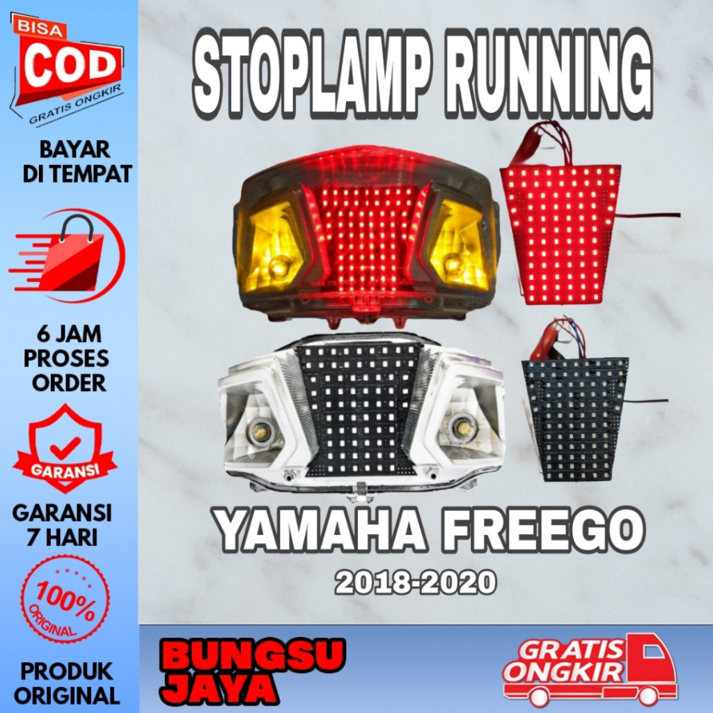 Lampu STOPLAMP RUNNING Yamaha FREEGO / Lampu Rem Belakang Yamaha Freego siap pasang