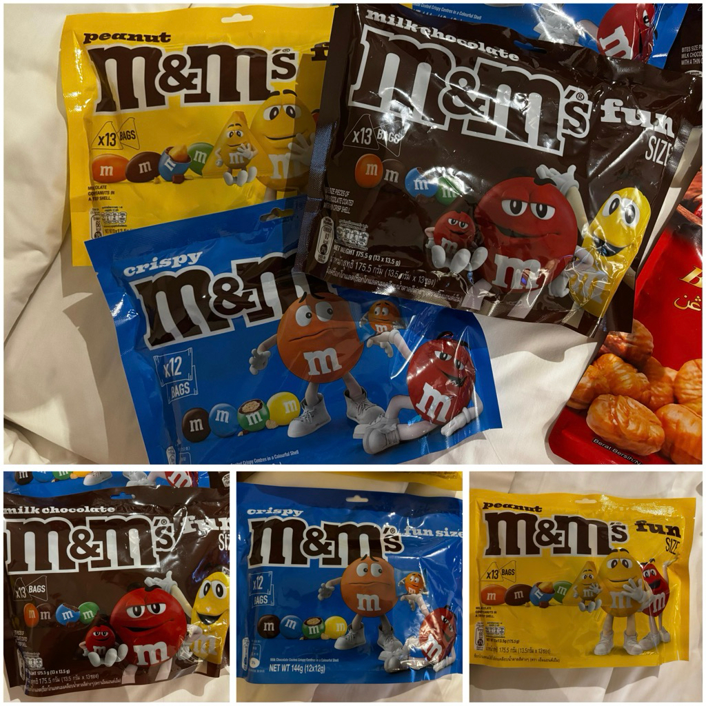 

M&M’s Fun Size Pack – Peanut / Crispy / Milk Chocolate”