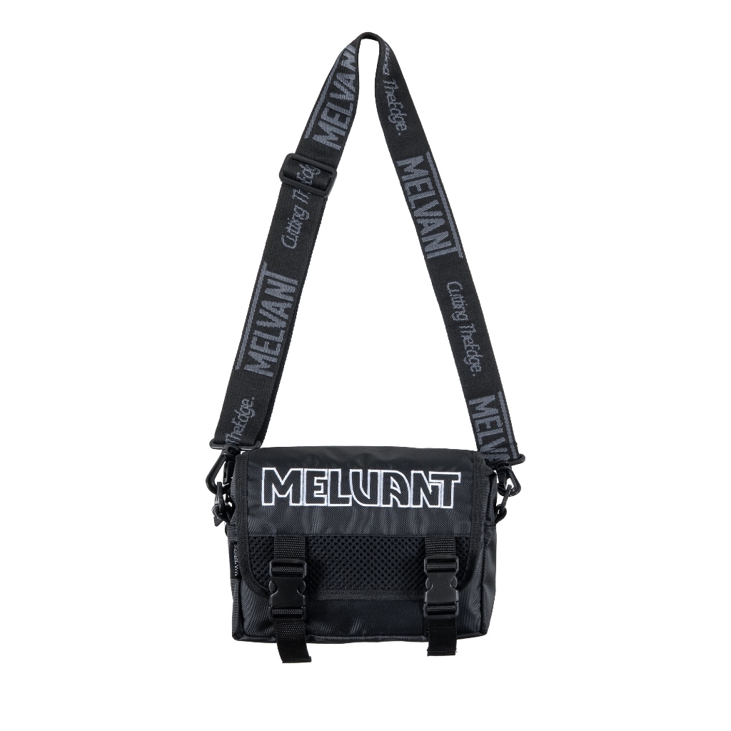 Melvant - MSL Agra Black Slingbag | Tas Selempang Hitam Pria