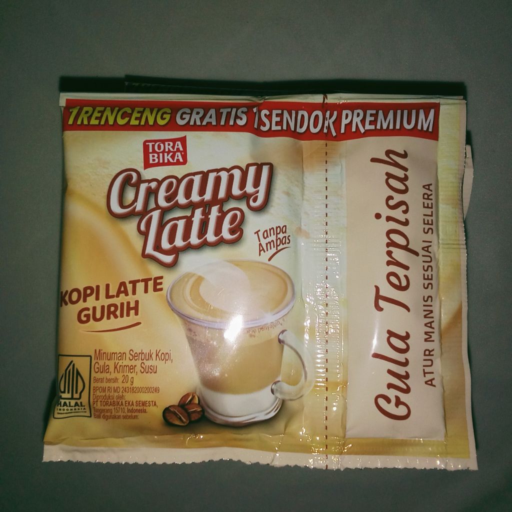 

kopi gurih tora bika creamy latte /piece