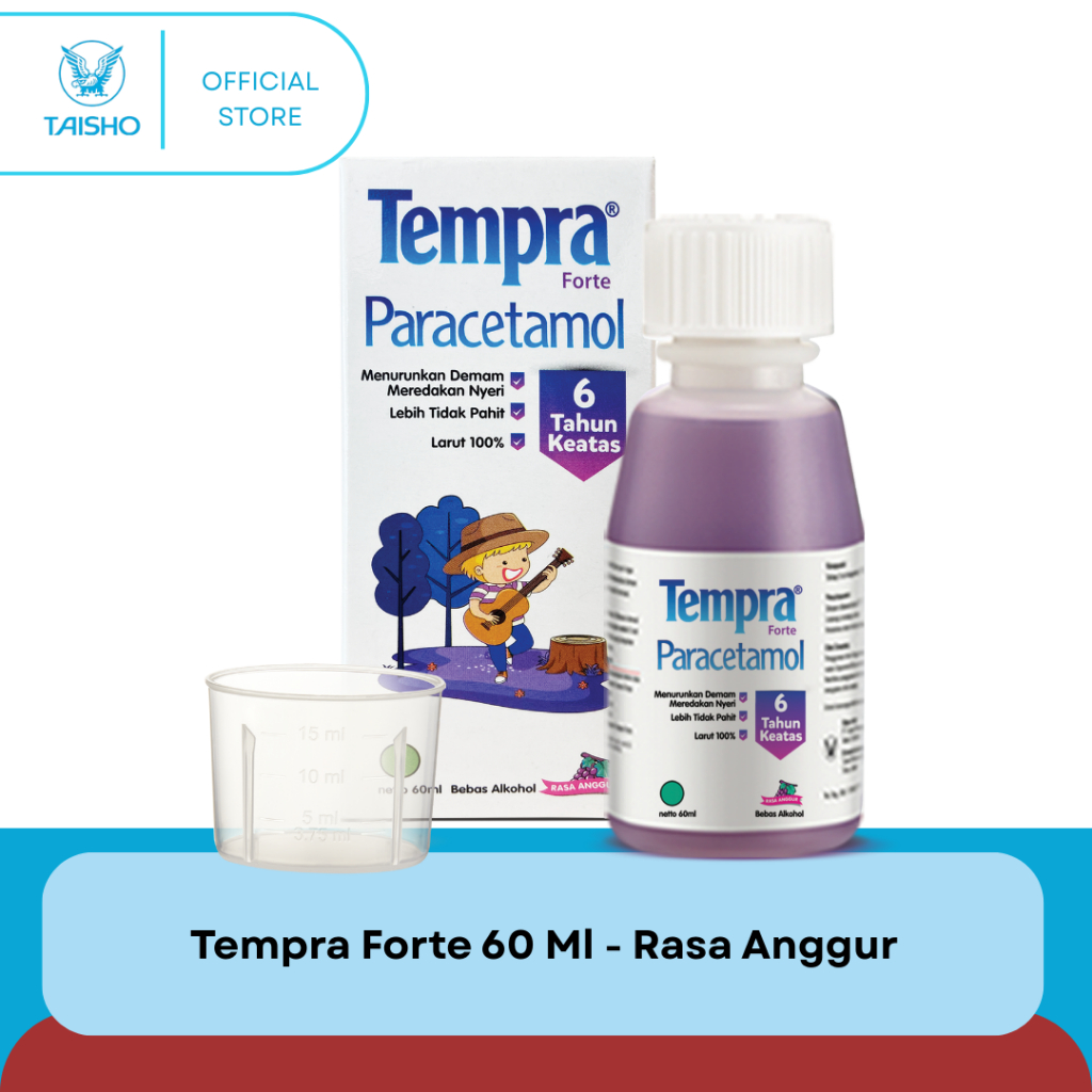 Tempra Forte Paracetamol Anak Rasa Anggur 60ml