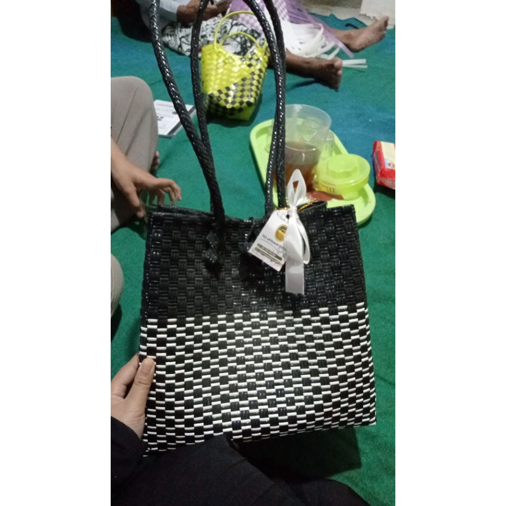 Tas Anyaman Tali Jali Handmade