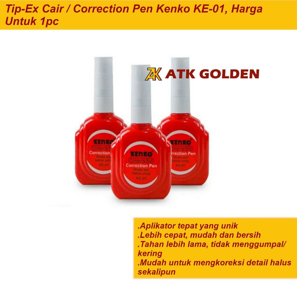 

Tip-Ex Cair / Correction Pen Kenko KE-01