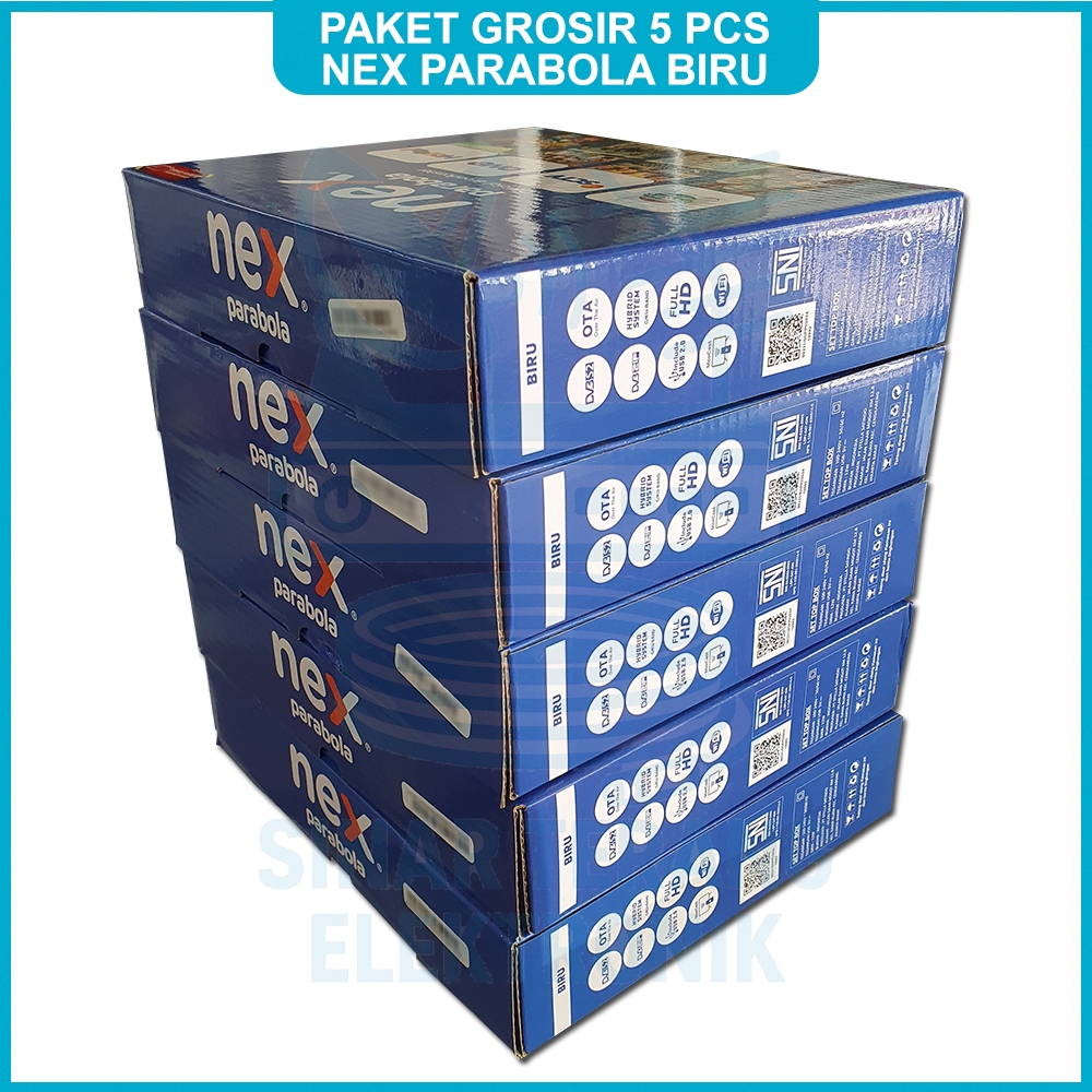 Receiver Nex Parabola Biru Grosir 5 Unit