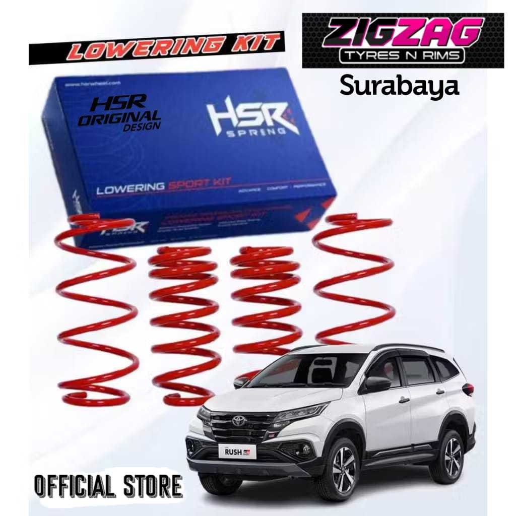 Per ceper hsr red toyota rush - Lowering Kit HSR Wheel Red