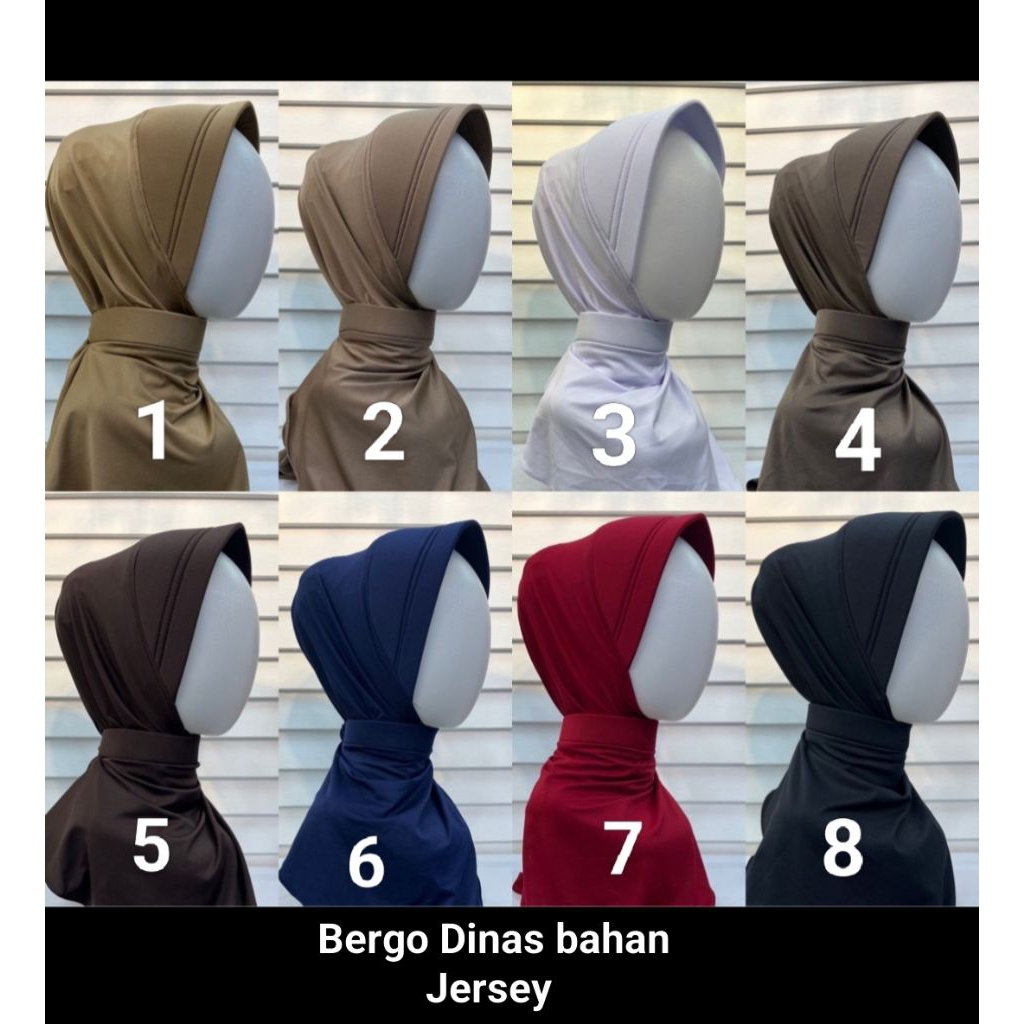 Bergo Dinas bahan Jersey