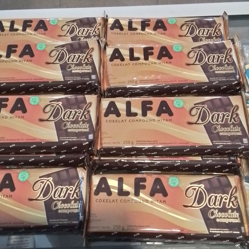 

Alfa Cokelat Compound Hitam 250gr