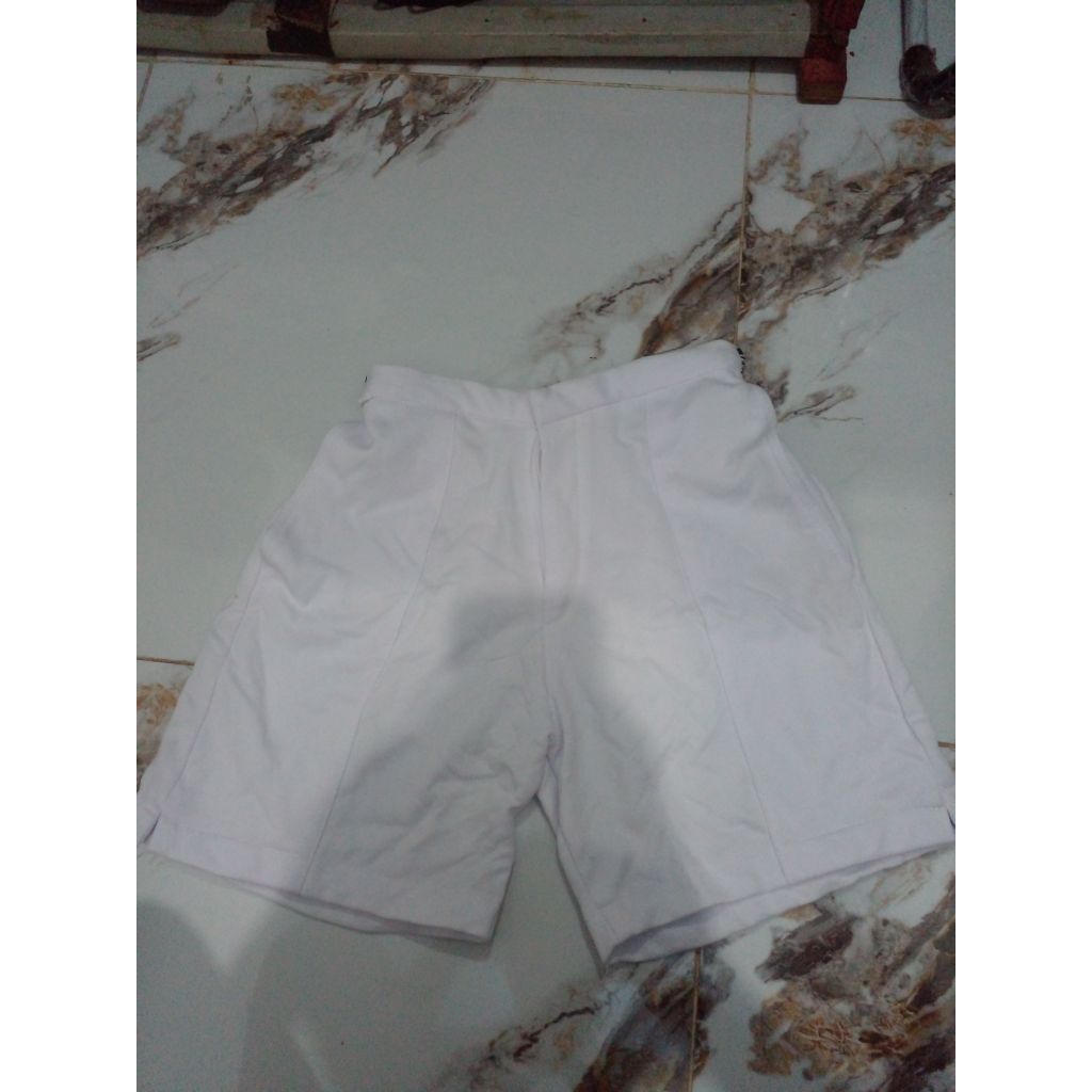 celana pendek putih polos tes tni polri olahraga lari