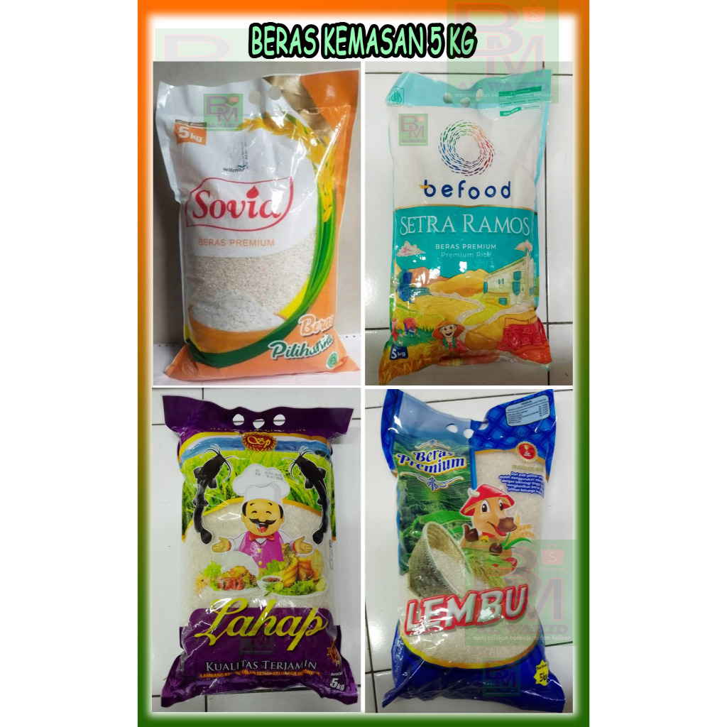 

Beras Kemasan 5kg Super Pulen