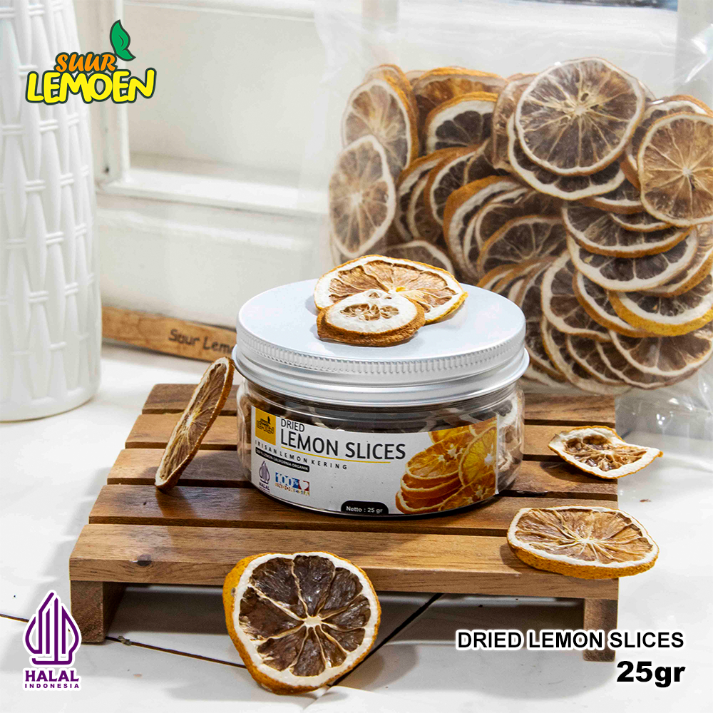 

Suur Lemoen Dried Lemon Slice / Lemon Kering Premium 25 Gram