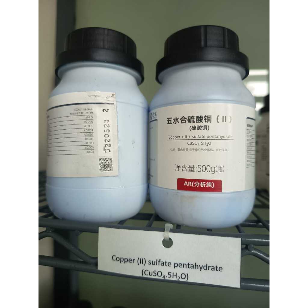 Copper (II) sulfate pentahydrate (CuSO4.5H2O) AR 500g Xylong