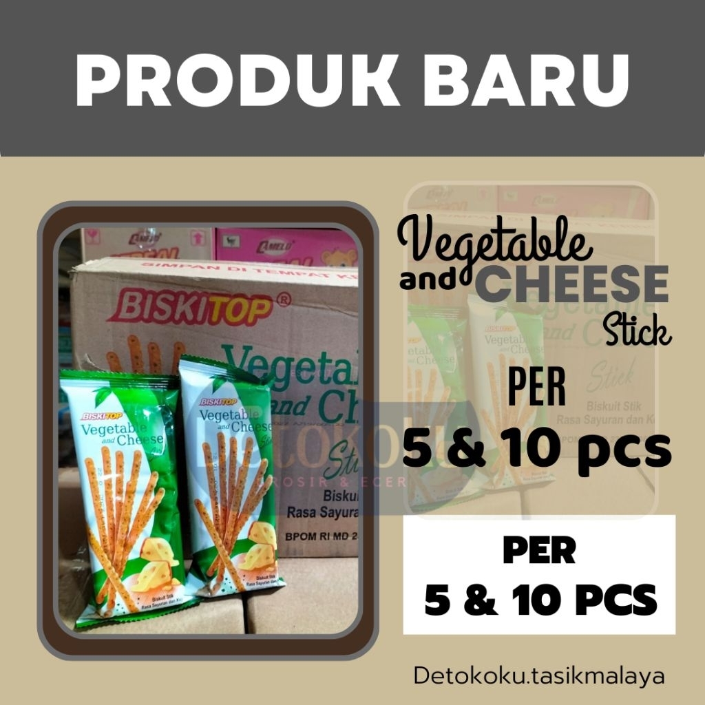 

Biskitop - Vegetable and Cheese Stick [PER 5 & 10 PCS]
