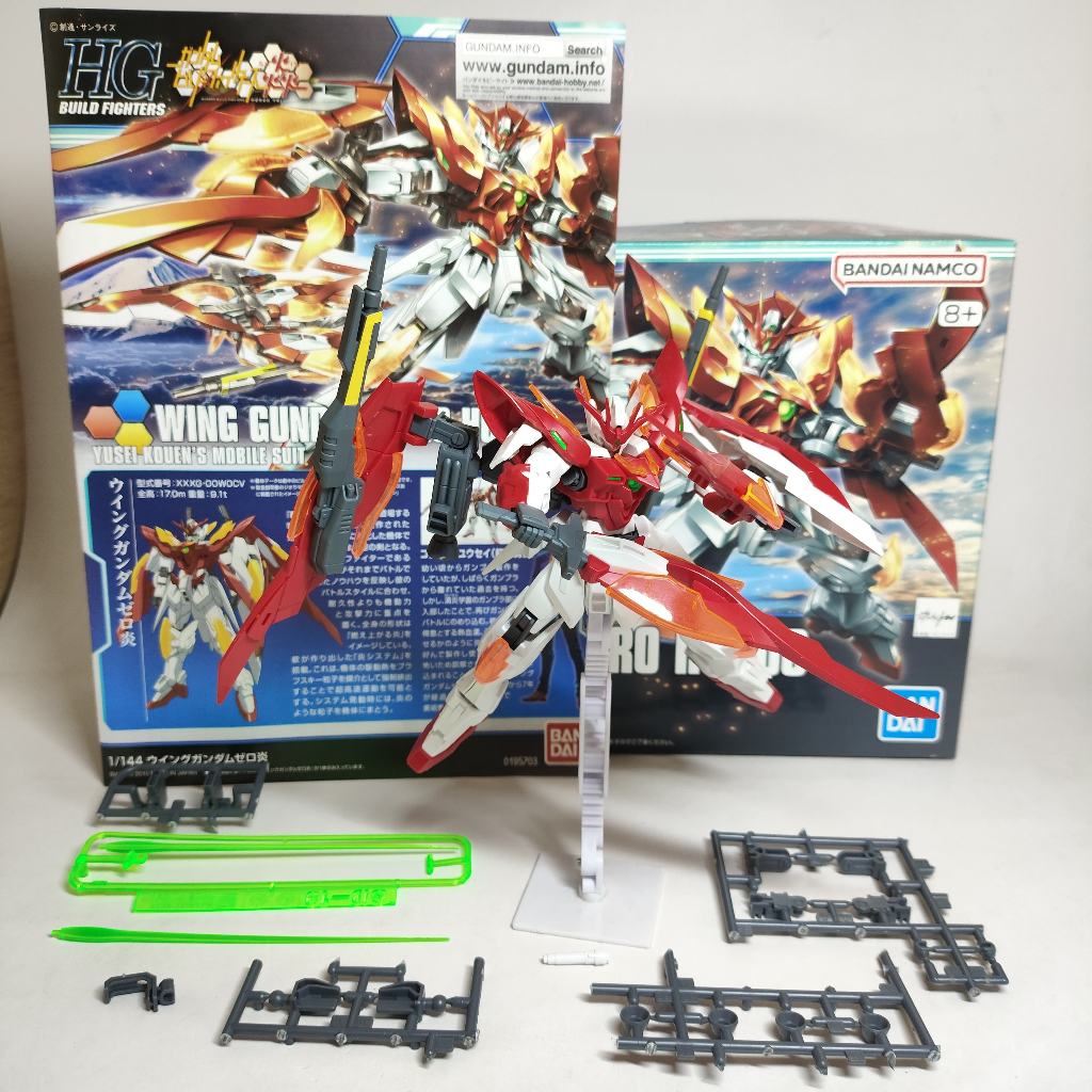 Bandai HGBF Wing Zero Honoo / Gundam HG 1/144 2nd Sudah Rakit H895