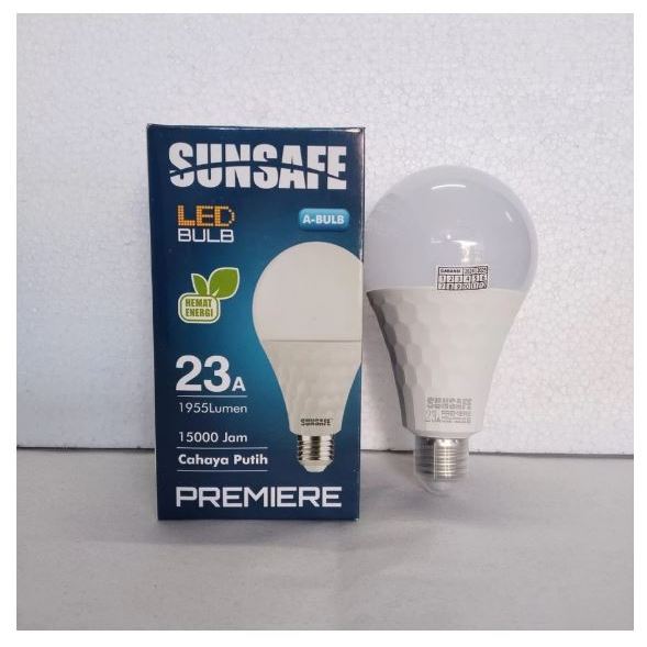 GROSIR Lampu bohlam led sunsafe premier 23 watt/ SUNSAFE LAMPU MURAH PREMIER 23WATT