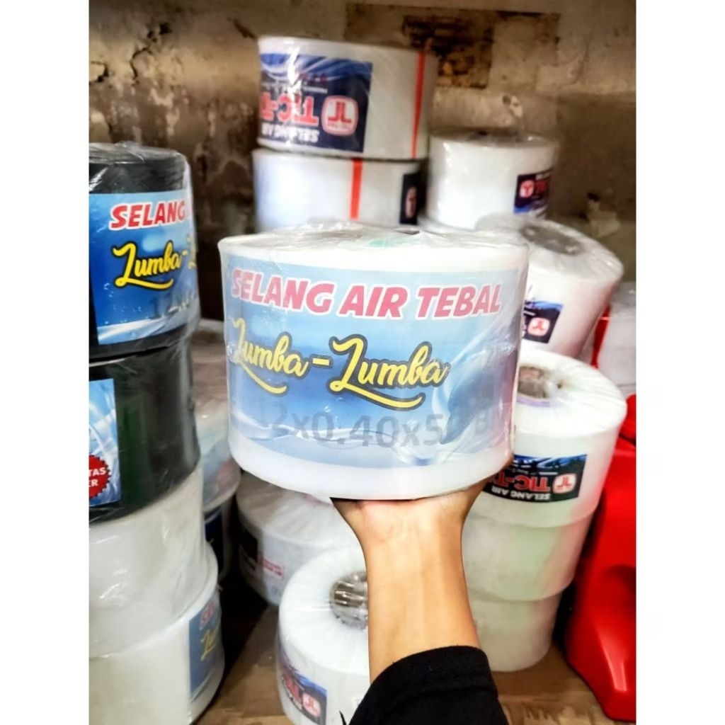 Selang Irigasi Sawah / Selang Sedot Plastik Bening / Selang Sawah Model Plastik Ukuran 3" Tipe 12x04