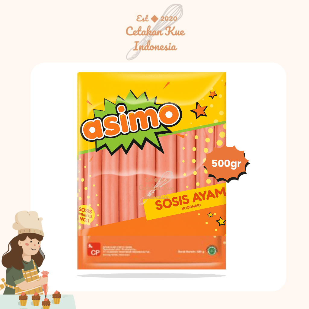 

{CKI} ASIMO SOSIS AYAM 500GR | Frozen Food Asimo Sosis Ayam 500gr