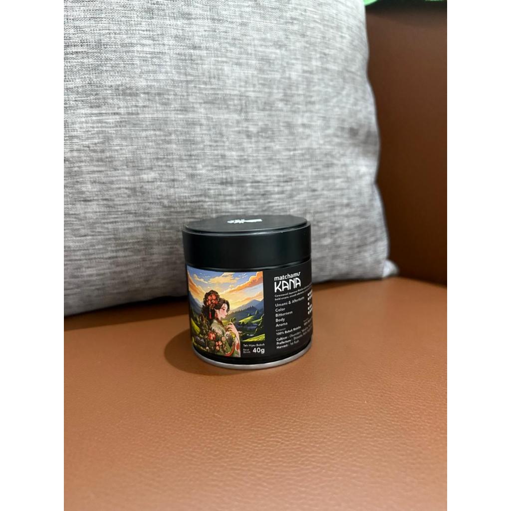 

Matchamu Kana ceremonial grade matcha tincan 40g