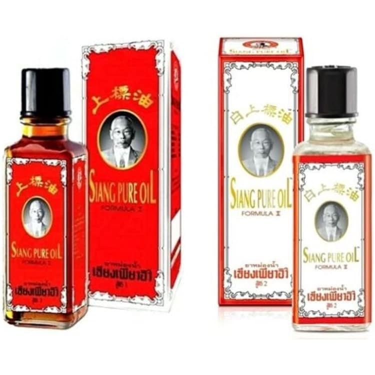 Minyak Angin Siang Pure Oil Formula I & II Thailand