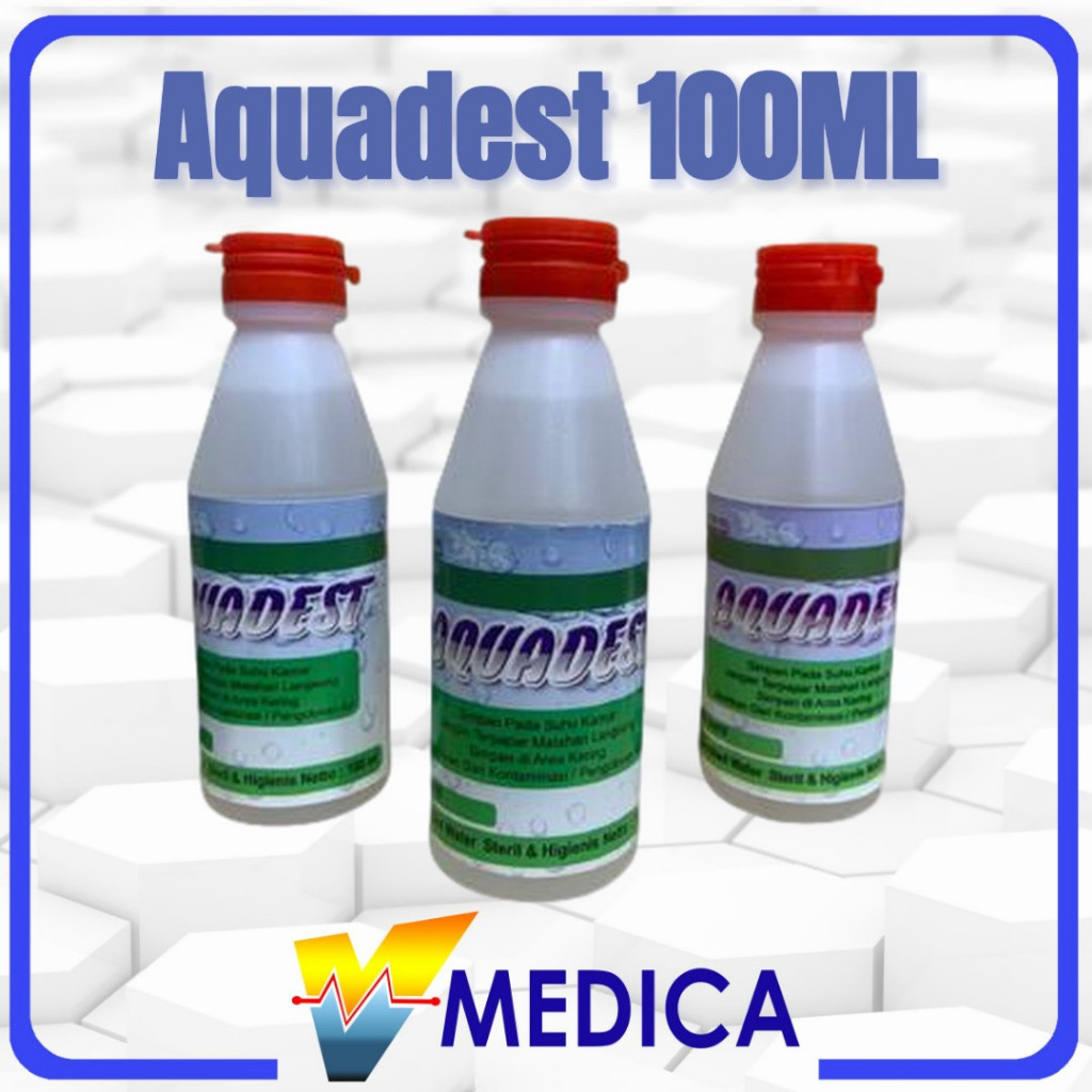 Aquadest 100ML Steril Water / Aquades 100ML