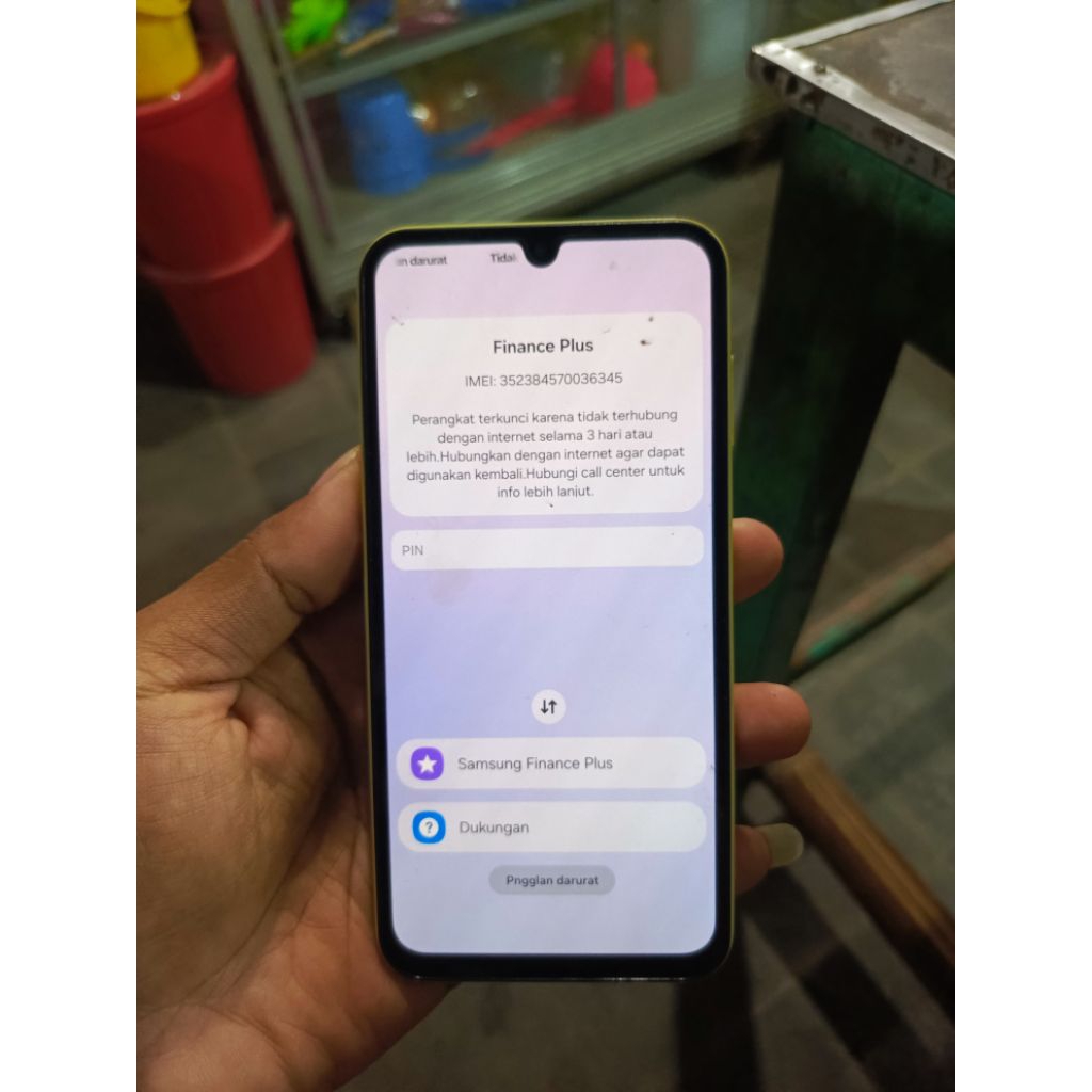 Samsung a15 lock finance