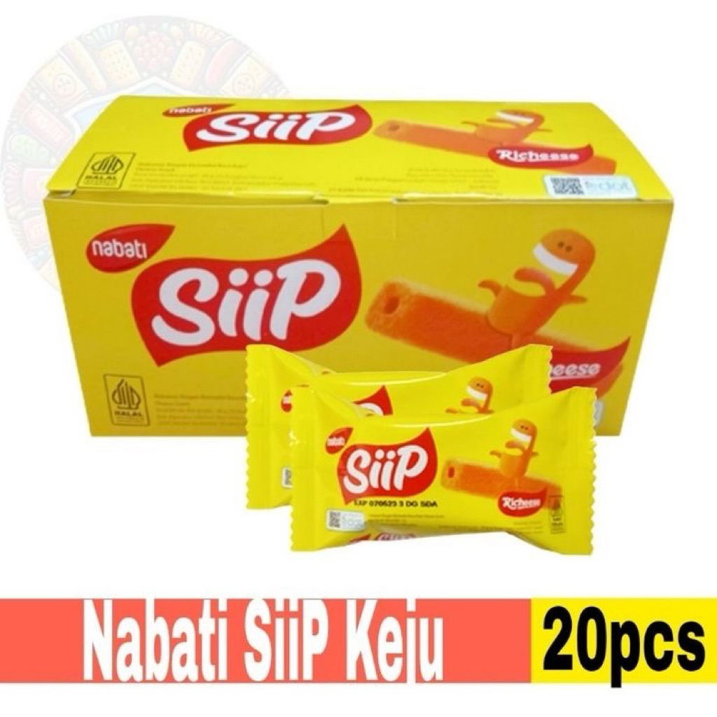 

NABATI SIIP keju - isi 20pcs x 5gr