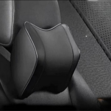 Bantal Leher Kepala Jok Kursi Mobil Head Pillow Bantal Leher Aksesoris Kursi Jok Mobil