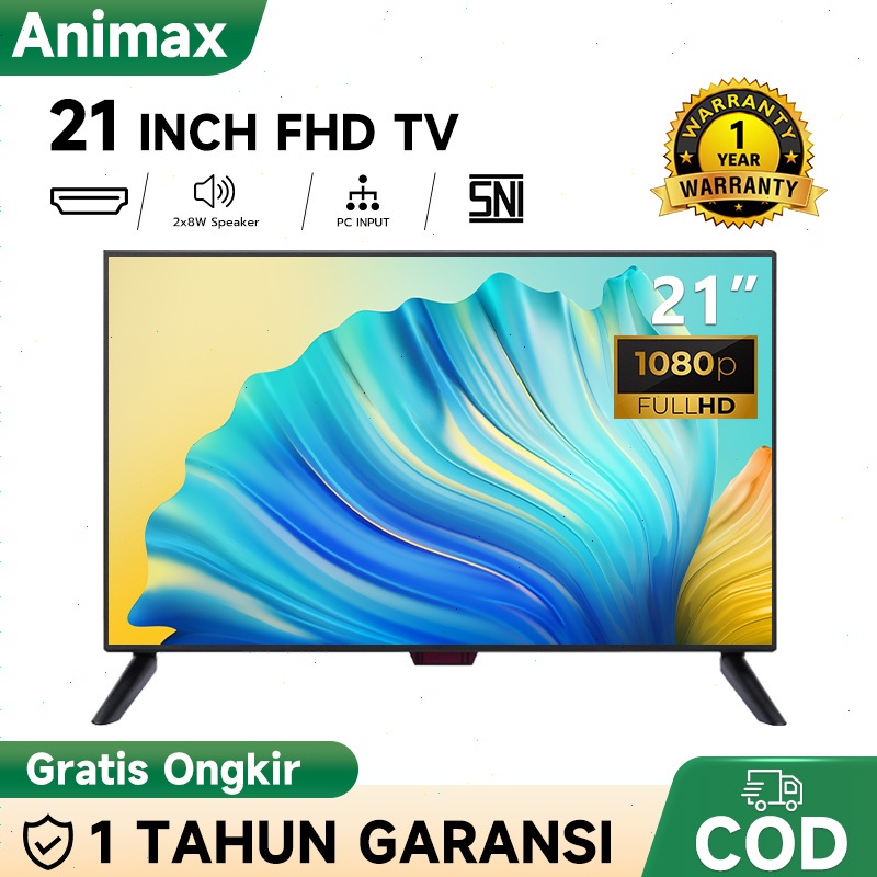 Animax Sakura Digital TV LED 24 inch Digital TV Televisi LED 21 inch 22 inch 24 inch HD Garansi 1 Ta