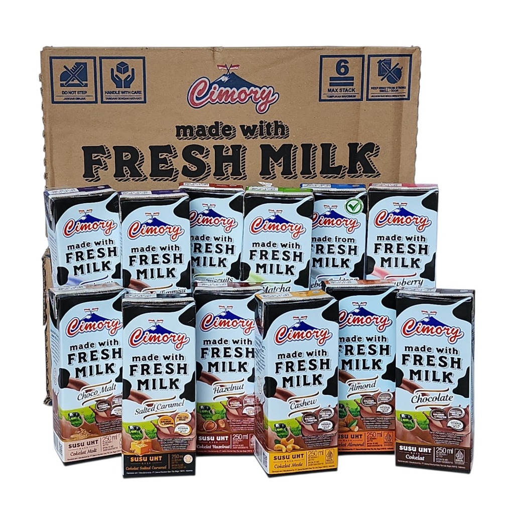 

Cimory Fresh Milk KARTON - Netto 250 mL x 24 pcs