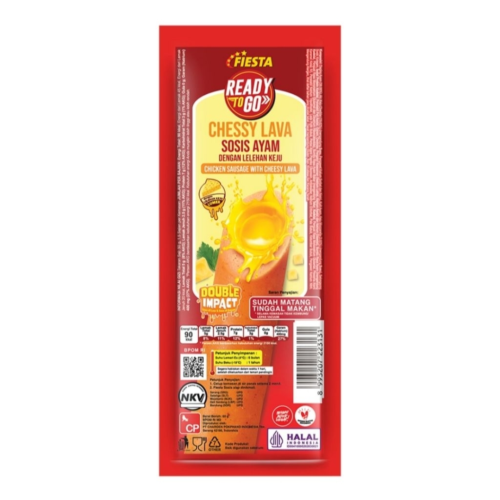 

Sosis Fiesta Rasa Spicy Korea, Cheese melts, Keju, Siomay ayam,Saus Barbeque dan Original60gr