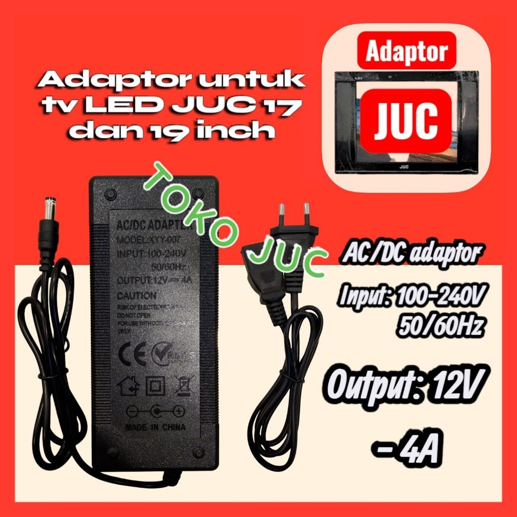Adaptor untuk tv LED JUC 17 dan 19 inch Adapter tv JUC