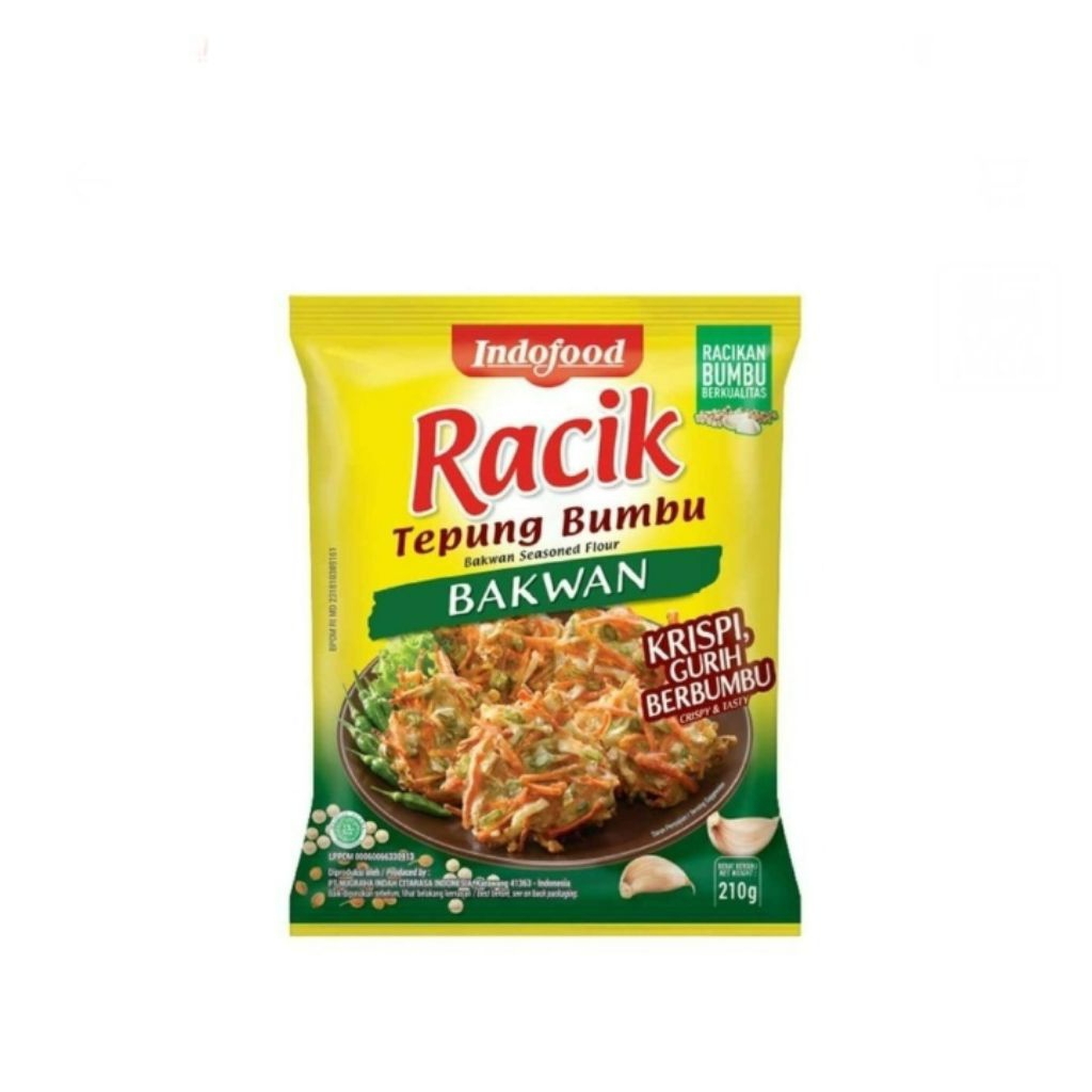 

Indofood racik tepung bumbu bakwan 210 gram