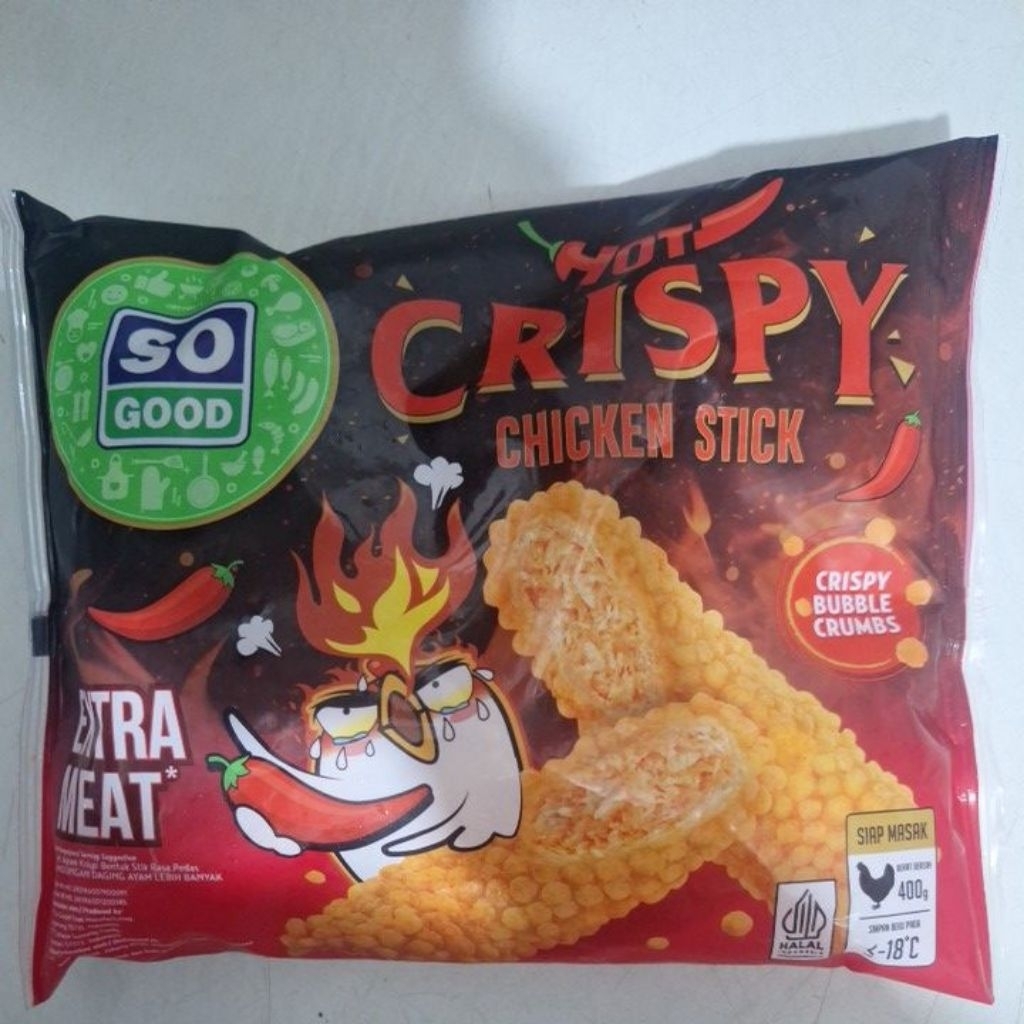 

SO GOOD CRISPY NUGGET STICK 400GR