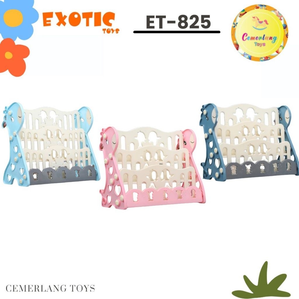 EXOTIC ET-825 RAK BUKU ANAK RAK BUKU JERAPAH