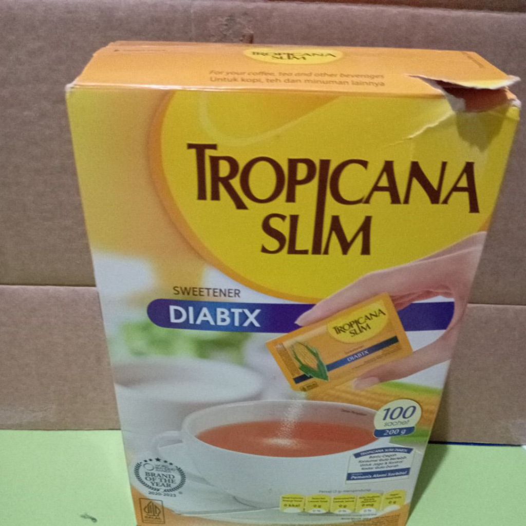 

tropicana slim diabtx 100s kemasan rusak