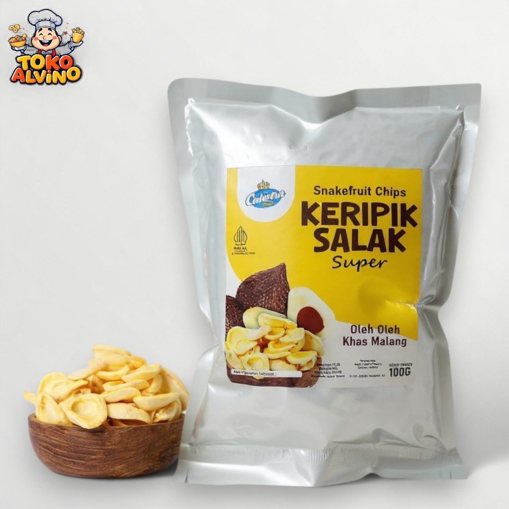 

KERIPIK SALAK SUPER KHAS MALANG 100GR | RASA UNIKNYA NAIK KELAS, WAJIB COBA!