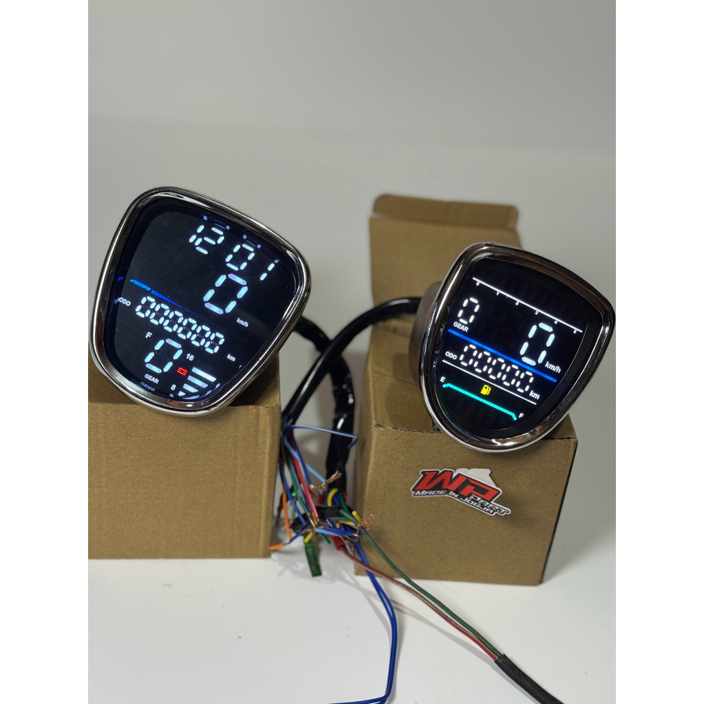 Speedometer Odometer Spidometer Spido Spedo Honda cub c70 c50 c90 DIGITAL FULL Ulung Pitung Bekjul P