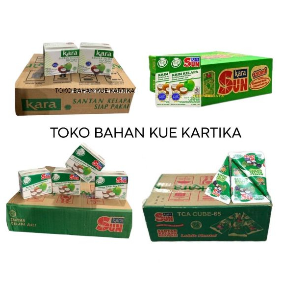 

Sun Kara Santan Kelapa Siap Pakai TCA 65ml / 110ml / 200ml - KARTON