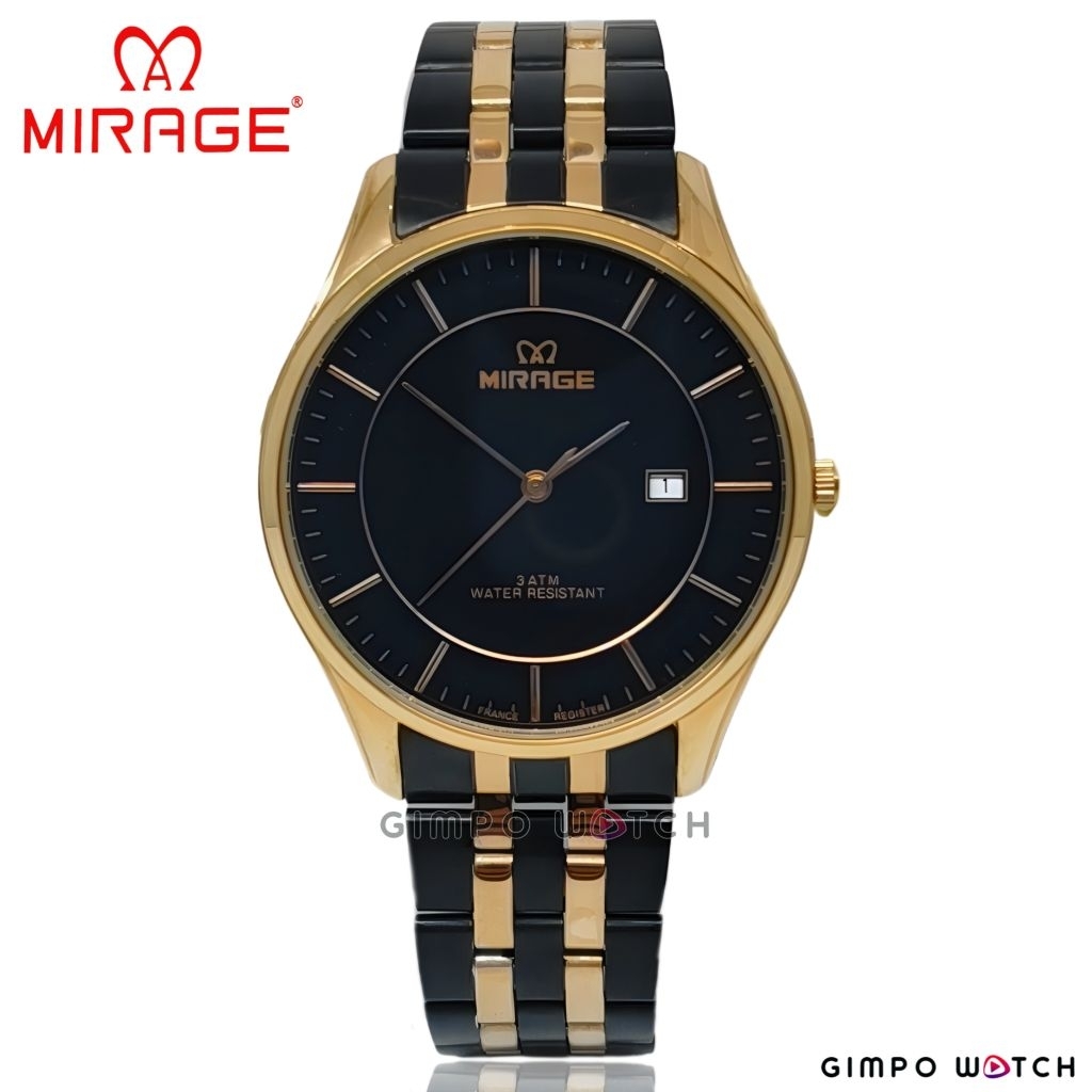 Mirage Jam Tangan Analog Pria Original BRP8544M Tahan Air