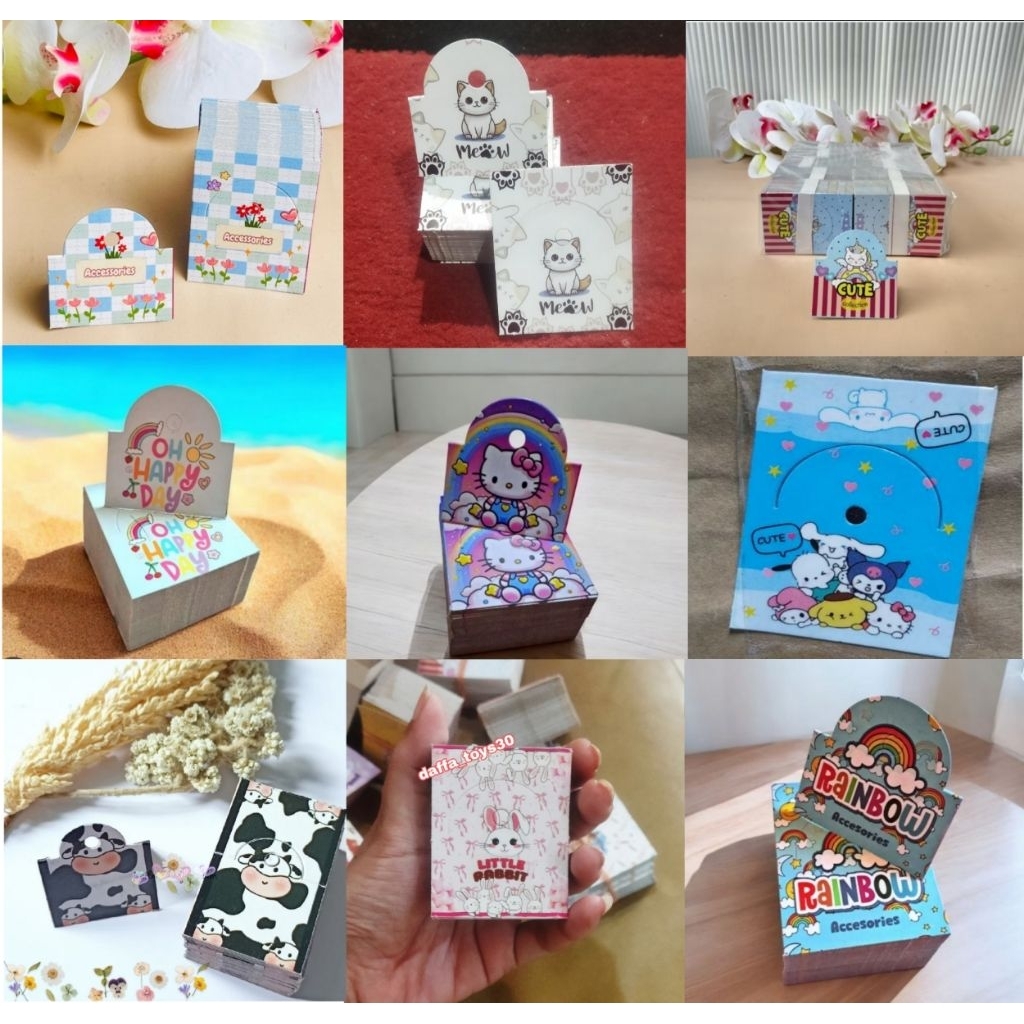 

Hang tag accessories / label aksesoris / label gantungan produk.